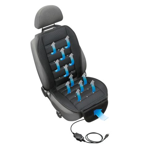 ΠΛΑΤΟΚΑΘΙΣΜΑ ΑΕΡΙΖΟΜΕΝΟ ΜΑΥΡΟ ΜΕ CONTROL USB 5V-2000mA 180cm 112x49cm COMFORT/ELEGANCE 1ΤΕΜ Auto Moto Tyres 