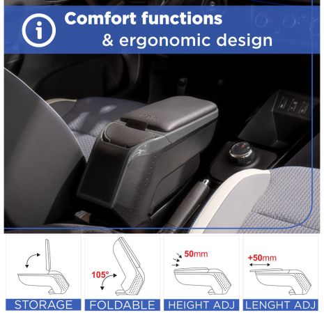 ΤΕΜΠΕΛΗΣ ARMSTER 2 ΜΕ ΑΠΟΣΠΩΜΕΝΗ ΤΣΕΠΗ ΑΠΟ ΠΛΑΣΤΙΚΟ ΚΑΙ ΔΕΡΜΑΤΙΝΗ ΣΕ ΓΚΡΙ ΠΛΑΙΣΙΟ ΚΑΙ ΜΑΥΡΟ ΧΡΩΜΑ RATI - 1 ΤΕΜ. Auto Moto Tyres 