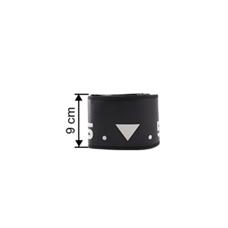 ΚΑΛΥΜΜΑ ΤΙΜΟΝΙΟΥ SOFT BLACK CLOCK (ΑΡΙΘΜΟΙ) ΟΙΚΟΛΟΓΙΚΟ ΔΕΡΜΑ 37>39cm/ 9cm SIMONI RACING - 1 TEM. Auto Moto Tyres 