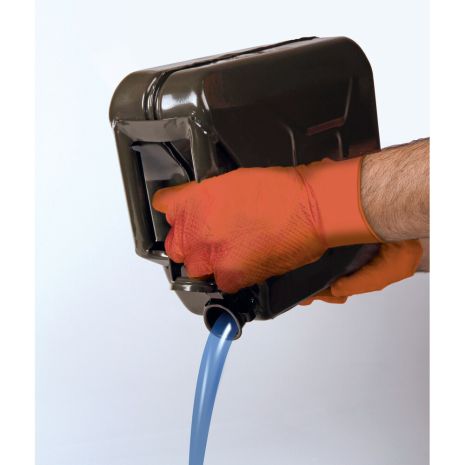 ΓΑΝΤΙΑ ΕΡΓΑΣΙΑΣ ΝΙΤΡΙΛΙΟΥ ΜΙΑΣ ΧΡΗΣΗΣ ΠΟΡΤΟΚΑΛΙ X-LARGE (XL) X-STRONG LAMPA - 50 ΤΕΜ Auto Moto Tyres 