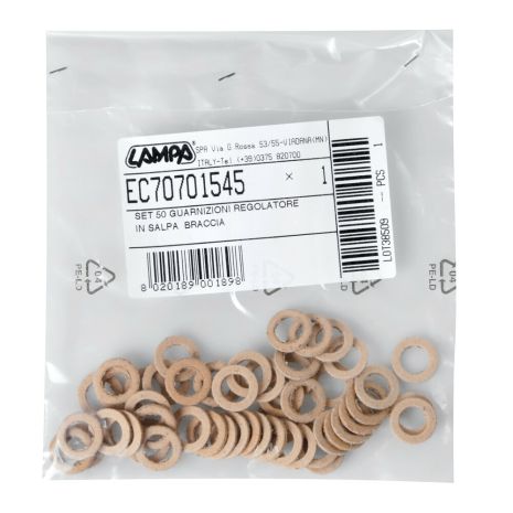 ΤΣΙΜΟΥΧΕΣ ΣΤΕΓΑΝΟΠΟΙΗΣΗΣ ΛΑΣΤΙΧΕΝΙΕΣ ΣΤΡΟΓΓΥΛΕΣ ΓΙΑ ΡΥΘΜΙΣΤΕΣ ΥΓΡΑΕΡΙΟΥ 10,2mm LAMPA - 50 TEM. Auto Moto Tyres 