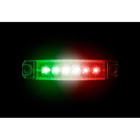 ΦΩΣ ΟΓΚΟΥ 6LED ΣΗΜΑΙΑ ΙΤΑΛΙΑΣ (ΠΡΑΣΙΝΟ/ΛΕΥΚΟ/ΚΟΚΚΙΝΟ) SMD 12/24V 96mm  LAMPA - 1 ΤΕΜ. Auto Moto Tyres 