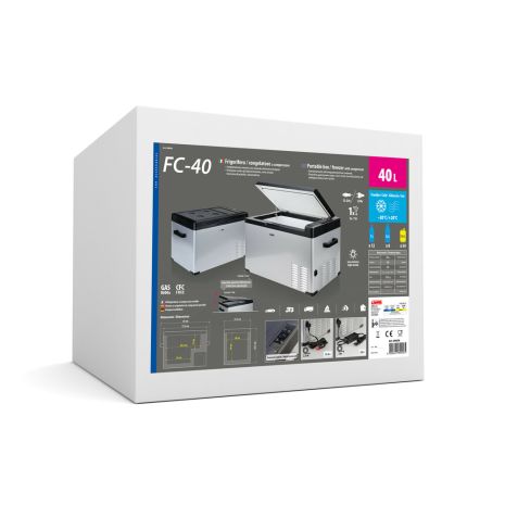 ΨΥΓΕΙΟ/ΚΑΤΑΨΥΚΤΗΣ 40LT/12/24V+220V ΦΟΡΗΤΟ ΜΕ ΣΥΜΠΙΕΣΤΗ/ΘΕΡΜΟΣΤΑΤΗ ΚΑΙ ΨΗΦΙΑΚΗ ΟΘΟΝΗ FC-40 LAMPA - 1 TEM. Auto Moto Tyres 