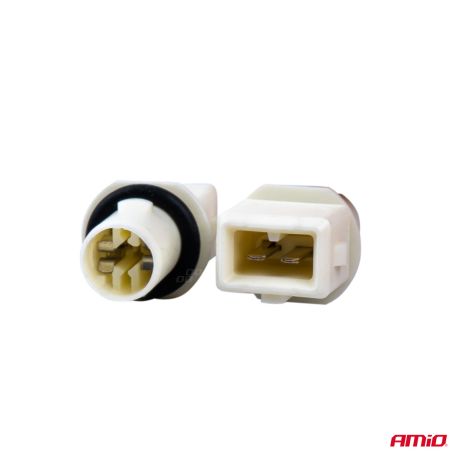ΦΙΣΑ/ΠΡΙΖΑ 12/24V 2 ΕΠΑΦΩΝ ΓΙΑ ΛΑΜΠΕΣ T10 /W5W/ W3W /W16W ΧΩΡΙΣ ΚΑΛΩΔΙΟ AMIO - 2 ΤΕΜ. Auto Moto Tyres 