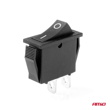 ΔΙΑΚΟΠΤΗΣ ON/OFF  2 ΕΠΑΦΩΝ 12V 20A 10mm x 26mm ΜΑΥΡΟΣ  ΑΜΙΟ - 1 ΤΕΜ. Auto Moto Tyres 