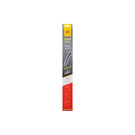 ΥΑΛΟΚΑΘΑΡΙΣΤΗΡΑΣ GRAN PREE SPEED MULTI-FIT ΜΕ 6 ΑΝΤΑΠΤΟΡΕΣ 35CM 14'' LAMPA - 1 TEM. Auto Moto Tyres 