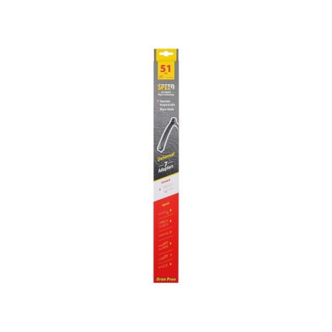 ΥΑΛΟΚΑΘΑΡΙΣΤΗΡΑΣ GRAN PREE SPEED MULTI-FIT ΜΕ 7 ΑΝΤΑΠΤΟΡΕΣ 51CM 20'' LAMPA - 1 TEM. Auto Moto Tyres 