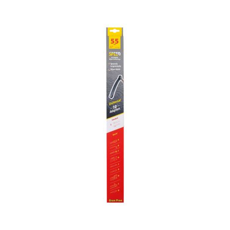 ΥΑΛΟΚΑΘΑΡΙΣΤΗΡΑΣ GRAN PREE SPEED MULTI-FIT ΜΕ 10 ΑΝΤΑΠΤΟΡΕΣ 55CM 22'' LAMPA - 1 TEM. Auto Moto Tyres 