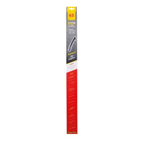 ΥΑΛΟΚΑΘΑΡΙΣΤΗΡΑΣ GRAN PREE SPEED MULTI-FIT ΜΕ 10 ΑΝΤΑΠΤΟΡΕΣ 65CM 26'' LAMPA - 1 TEM. Auto Moto Tyres 