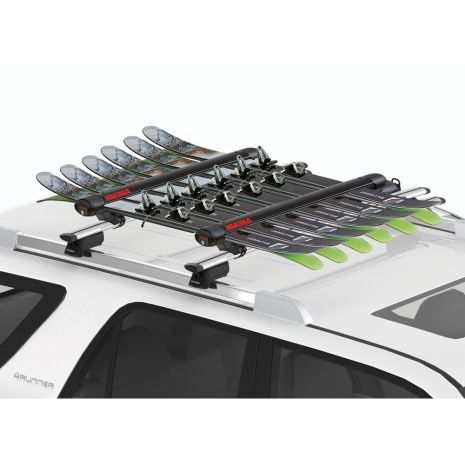 ΒΑΣΗ ΣΚΙ ΟΡΟΦΗΣ FATCAT 6 EVO BLACK 6 ΖΕΥΓΑΡΙΑ ΣΚΙ / 4 SNOWBOARD YAKIMA ΜΑΥΡΗ 82,5cm ΥΑΚΙΜΑ Auto Moto Tyres 