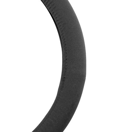 ΚΑΛΥΜΜΑ ΤΙΜΟΝΙΟΥ VELOUR 37/39cm ΜΑΥΡΟ AMIO - 1 Τεμ. Auto Moto Tyres 