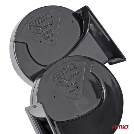 ΚΟΡΝΑ 12V 110db 2 ΤΟΝΩΝ 410Hz και 510Hz  ΑΜΙΟ - 2 ΤΕΜ. Auto Moto Tyres 