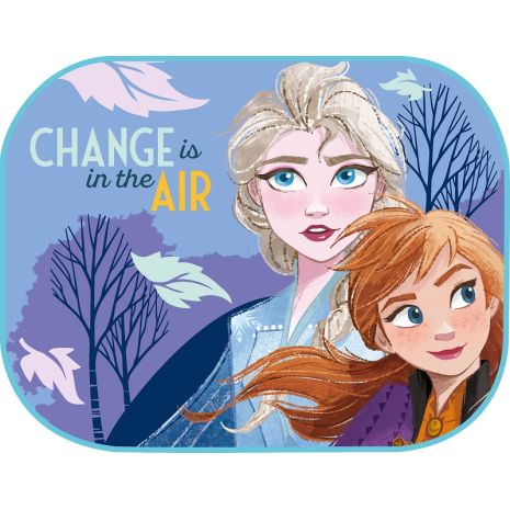 ΗΛΙΟΠΡΟΣΤΑΣΙΕΣ ΠΛΑΙΝΕΣ FROZEN ΜΕ ΒΕΝΤΟΥΖΑ 44x35cm AMIO - 2 Τεμ. Auto Moto Tyres 