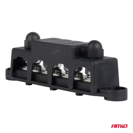 ΜΠΑΡΑ ΚΑΛΩΔΙΩΝ / ΤΕΡΜΑΤΙΚΟ 4 ΘΕΣΕΩΝ M10 max 48V  AMIO - 1 Τεμ. Auto Moto Tyres 