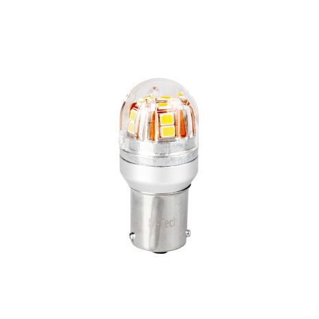ΛΑΜΠΑΚΙ PY21W 12/24V 21W BAU15s 15x2835SMD 210lm ΜΟΝΟΠΟΛΙΚΟ ΠΑΡΑΚΕΝΤΡΟ CAN-BUS PLATINUM ΠΟΡΤΟΚΑΛΙ - 1 ΤΕΜ. Auto Moto Tyres 