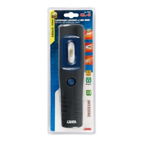 ΦΑΚΟΣ GL-8 ΜΕ 4LED180lm 2W 7.000K PRO-SERIES ΑΔΙΑΒΡΟΧΟΣ ΜΕ ΜΑΓΝΗΤΙΚΗ ΒΑΣΗ+ΓΑΝΤΖΟΣ Auto Moto Tyres 