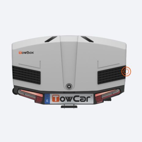 ΜΠΑΓΚΑΖΙΕΡΑ ΚΟΤΣΑΔΟΡΟΥ 400 LT TOWBOX V3 CLASSIC GREY (ΓΚΡΙ) ΜΕ LED ΦΑΝΑΡΙΑ Auto Moto Tyres 