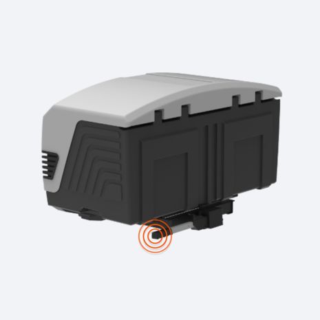 ΜΠΑΓΚΑΖΙΕΡΑ ΚΟΤΣΑΔΟΡΟΥ 400 LT TOWBOX V3 CLASSIC GREY (ΓΚΡΙ) ΜΕ LED ΦΑΝΑΡΙΑ Auto Moto Tyres 