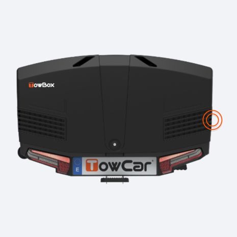 ΜΠΑΓΚΑΖΙΕΡΑ ΚΟΤΣΑΔΟΡΟΥ 400 LT TOWBOX V3 URBAN BLACK (ΜΑΥΡΟ) ΜΕ LED ΦΑΝΑΡΙΑ Auto Moto Tyres 