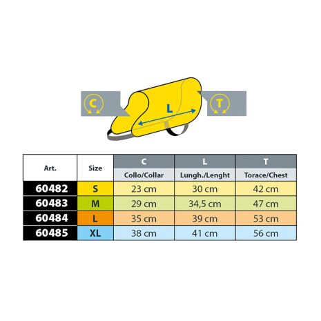 ΓΙΛΕΚΟ ΑΝΑΚΛΑΣΤΙΚΟ ΑΣΦΑΛΕΙΑΣ L ΚΙΤΡΙΝΟ ΦΩΣΦΟΡΙΖΕ ΓΙΑ ΣΚΥΛΟΥΣ (35 X 39 X 53 cm) Auto Moto Tyres 