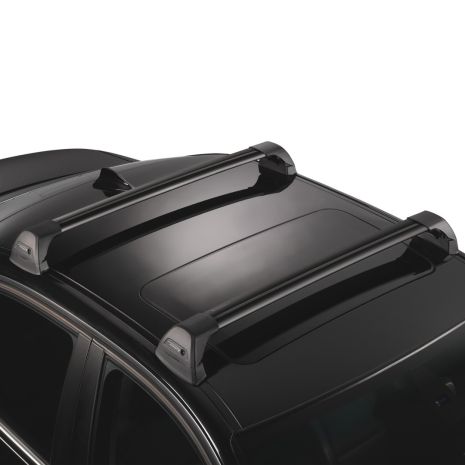 ΜΠΑΡΕΣ ΟΡΟΦΗΣ ΑΛΟΥΜΙΝΙΟΥ FLUSH BAR STANDARD YAKIMA 95 cm (ΜΑΥΡΟ ΧΡΩΜΑ/ΜΕ ΚΛΕΙΔΑΡΙΕΣ) ΓΙΑ ΟΛΕΣ ΤΙΣ ΟΡΟΦΕΣ - 2 ΤΕΜ. Auto Moto Tyres 