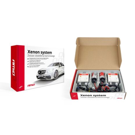 H4-1 6000K 12V KIT XENON 1103 BALLAST 35W (ΜΟΝΗ ΣΚΑΛΑ) AMiO - 1 ΤΕΜ. Auto Moto Tyres 