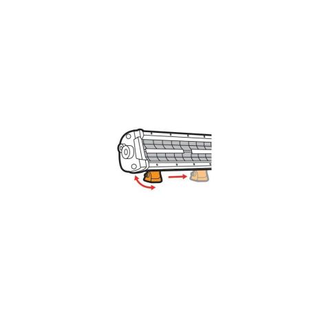ΠΡΟΒΟΛΕΑΣ PLUTON 10>30V 72LED 120W 10.800lm 2 ΧΡΗΣΕΩΝ (ΚΑΡΦΙ LED & ΘΕΣΕΩΣ ΠΟΡΤΟΚΑΛΙ) 559x89cm 1ΤΕΜ. Auto Moto Tyres 