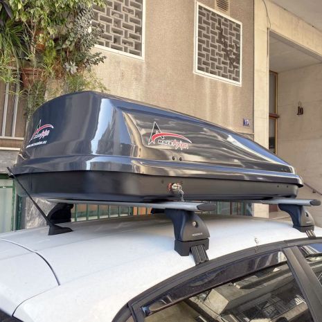 ΜΠΑΓΚΑΖΙΕΡΑ ΟΡΟΦΗΣ RACE AXION 420L 89.02.A ΣΕ ΑΝΘΡΑΚΙ ΜΕΤΑΛΛΙΚΟ ΧΡΩΜΑ ΜΕ ΓΥΑΛΙΣΤΕΡΗ ΥΦΗ (145 X 94 X 42 cm) - 1 ΤΕΜ. Auto Moto Tyres 