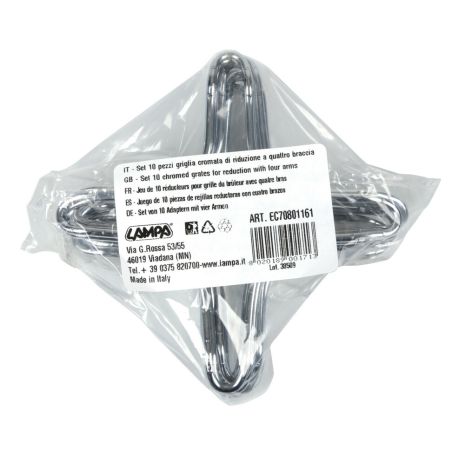 ΣΧΑΡΑ ΓΙΑ ΚΑΜΙΝΕΤΟ ΧΡΩΜΙΟΥ ΜΕ 4 ΜΠΡΑΤΣΑ LAMPA - 10 TEM. Auto Moto Tyres 