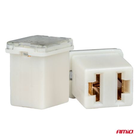 ΑΣΦΑΛΕΙΕΣ JapVal PAL ΜICRO 14mm ΘΗΛΥΚΕΣ 25A ΣΕ ΛΕΥΚΟ ΧΡΩΜΑ AMIO - 2 Τεμ. Auto Moto Tyres 