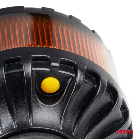 ΦΑΡΟΣ HEAVY DUTY W28P 12/24V 16LED ΕΛΑΣΤΙΚΟΣ ΒΙΔΩΤΟΣ ΠΟΡΤΟΚΑΛΙ Υ169mm Φ110mm AMIO - 1 τεμ. Auto Moto Tyres 