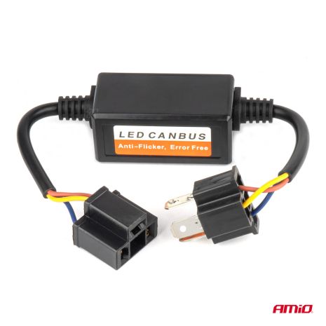 ΑΝΤΙΣΤΑΣΗ ΓΙΑ ΛΑΜΠΕΣ LED H4 12V 3W 120Ω AMIO - 1 τεμ. Auto Moto Tyres 