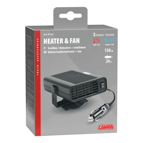 ΑΕΡΟΘΕΡΜΟ / ΑΝΕΜΙΣΤΗΡΑΣ 24V/150w ΓΙΑ ΨΥΧΡΟ / ΘΕΡΜΟ ΑΕΡΑ ΚΕΡΑΜΙΚΗΣ ΘΕΡΜΑΝΣΗΣ  ΜΕ ΚΑΛΩΔΙΟ 140cm 140x100x78 LAMPA -1 ΤΕΜ. Auto Moto Tyres 