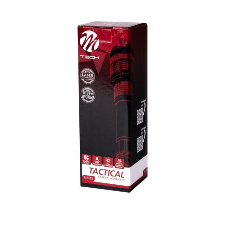 ΦΑΚΟΣ ΧΕΙΡΟΣ 1x10W 240lm IP65 171mm Φ42mm 3300mAh Li-ion TACTICAL LASER FLASHLIGHT M-TECH - 1 Τεμ. Auto Moto Tyres 