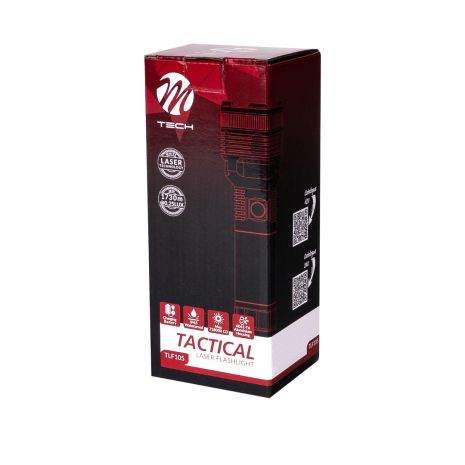 ΦΑΚΟΣ ΧΕΙΡΟΣ 1x15W 413lm IP65 183mm Φ62mm 6000mAh Li-ion TACTICAL LASER FLASHLIGH M-TECH - 1 Τεμ. Auto Moto Tyres 