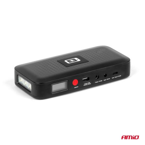 ΕΚΚΙΝΗΤΗΣ ΜΠΑΤΑΡΙΑΣ - STARTER POWERBANK 12V 4000mAh 800A  ΜΕ ΟΘΟΝΗ LCD & ΑΣΥΡΜΑΤΗ ΦΟΡΤΙΣΗ ΑΜΙΟ - 1 τεμ. Auto Moto Tyres 