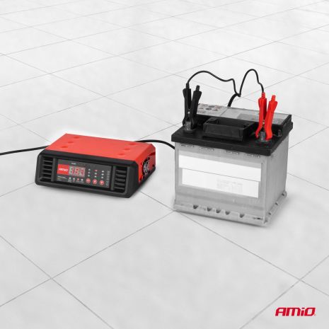 ΦΟΡΤΙΣΤΗΣ ΜΠΑΤΑΡΙΑΣ 6/12V max10A ΨΗΦΙΑΚΟΣ AMIO - 1 τεμ. Auto Moto Tyres 