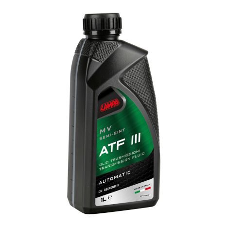 ΛΑΔΙ (ΛΙΠΑΝΤΙΚΟ ΥΓΡΟ) ΑΥΤΟΜΑΤΟΥ ΚΙΒΩΤΙΟΥ ΤΑΧΥΤΗΤΩΝ ΗΜΙΣΥΝΘΕΤΙΚΗ MV SEMI-SINT ATF III 1LT LAMPA - 1 ΤΕΜ. Auto Moto Tyres 