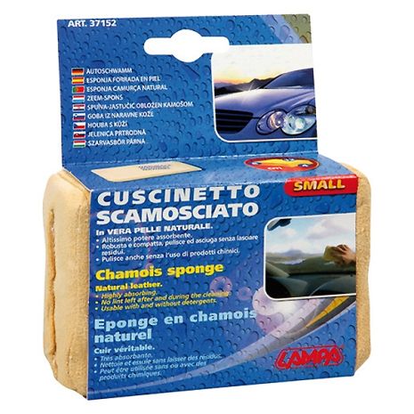 ΣΦΟΥΓΓΑΡΙ ΓΙΑ ΣΤΕΓΝΩΜΑ ΑΠΟ ΔΕΡΜΑ CHAMOIS (ΠΕΤΣΙ) JUMBO (S) 12x8x4cm Auto Moto Tyres 