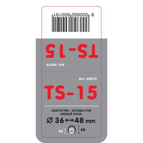 ΑΚΡΟ ΕΞΑΤΜΙΣΗΣ TS-15 36-48mm - ΣΤΡΟΓΓΥΛΟ Auto Moto Tyres 