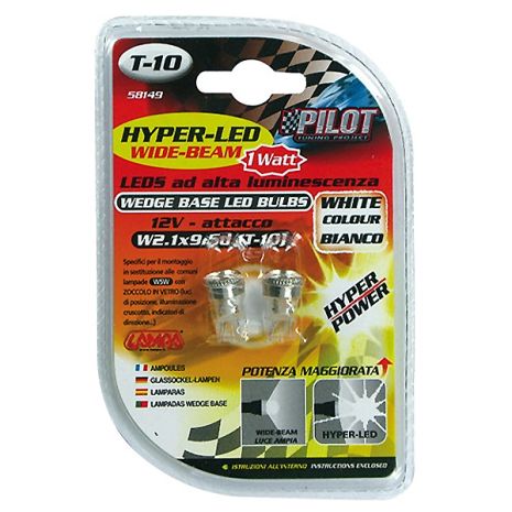 Τ10 HYPER-LED ΨΕΙΡΑ ΔΙΑΘΛΑΣΗΣ ΛΕΥΚΟ ΦΩΣ Auto Moto Tyres 