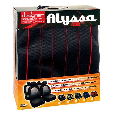 ΚΑΛΥΜΜΑΤΑ ΚΑΘΙΣΜΑΤΩΝ Alyssa MAYΡΟ Auto Moto Tyres 