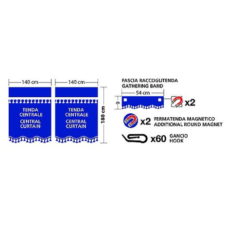 ΣΕΤ ΚΟΥΡΤΙΝΑΚΙΑ ΠΑΡΑΘ. ΦΟΡΤΗΓ OSCURA Auto Moto Tyres 