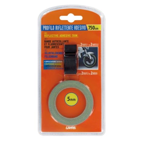 ΔΙΑΚΟΣΜΗΤΙΚΗ ΤΑΙΝΙΑ ΓΙΑ ΖΑΝΤΕΣ MΗΧΑΝΗΣ ΠΟΡΤΟΚΑΛΙ (750cm x 5 mm) Auto Moto Tyres 