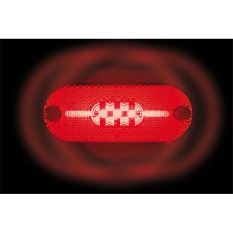 ΦΩΣ ΦΟΡΤΗΓΟΥ 108x44mm 5LED 24V ΚΟΚΚΙΝΟ Auto Moto Tyres 