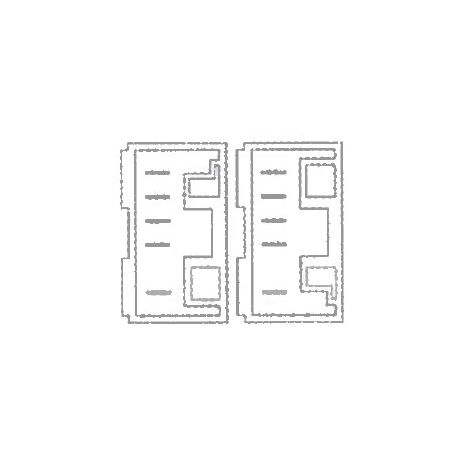 Διακόπτης αριστερός (Πόρτα Οδηγού) Διπλός με πλαίσιο για Fiat DOBLO II 10 επαφών Auto Moto Tyres 