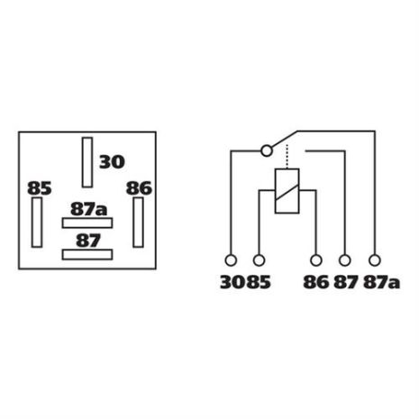 Ρελέ Φορτηγού 24V 40Α 5 επαφών Auto Moto Tyres 