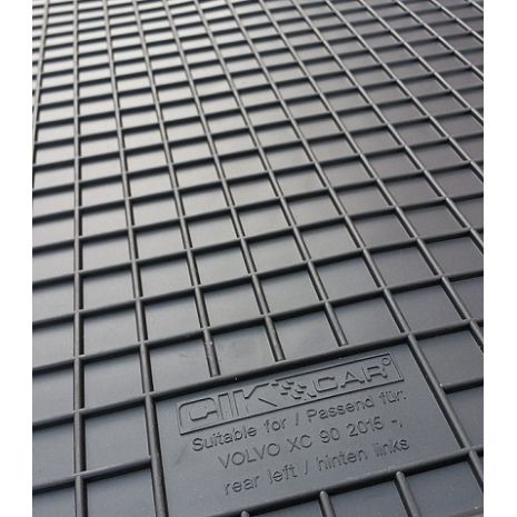 ΜΑΡΚΕ ΠΑΤΑΚΙΑ ΣΕ ΣΚΑΦΗ ΛΑΣΤΙΧΟ ΓΙΑ VOLVO XC90 2015+ ΣΕ ΜΑΥΡΟ ΧΡΩΜΑ ΜΕ ΚΟΥΜΠΩΜΑΤΑ CIK - 4 ΤΕΜ. Auto Moto Tyres 