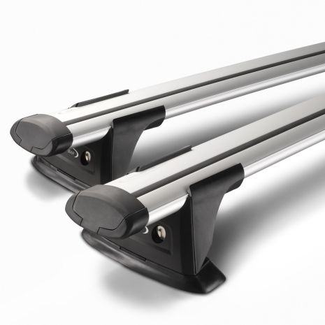 ΜΠΑΡΕΣ ΟΡΟΦΗΣ ΑΛΟΥΜΙΝΙΟΥ TROUGH BAR STANDARD YAKIMA 119 cm (ΜΑΥΡΟ ΧΡΩΜΑ/ΜΕ ΚΛΕΙΔΑΡΙΕΣ) ΓΙΑ ΟΛΕΣ ΤΙΣ ΟΡΟΦΕΣ - 2 ΤΕΜ. Auto Moto Tyres 