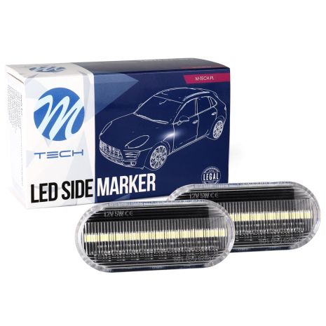 VW GOLF 3+4 /POLO 6N/9N/PASSAT 96>/T5/SHARAN 18LED (2χ9) SMD 2 ΧΡΗΣΕΩΝ ΠΛΑΙΝΑ ΦΛΑΣ ΦΤΕΡΟΥ ΔΙΑΦΑΝΑ Auto Moto Tyres 